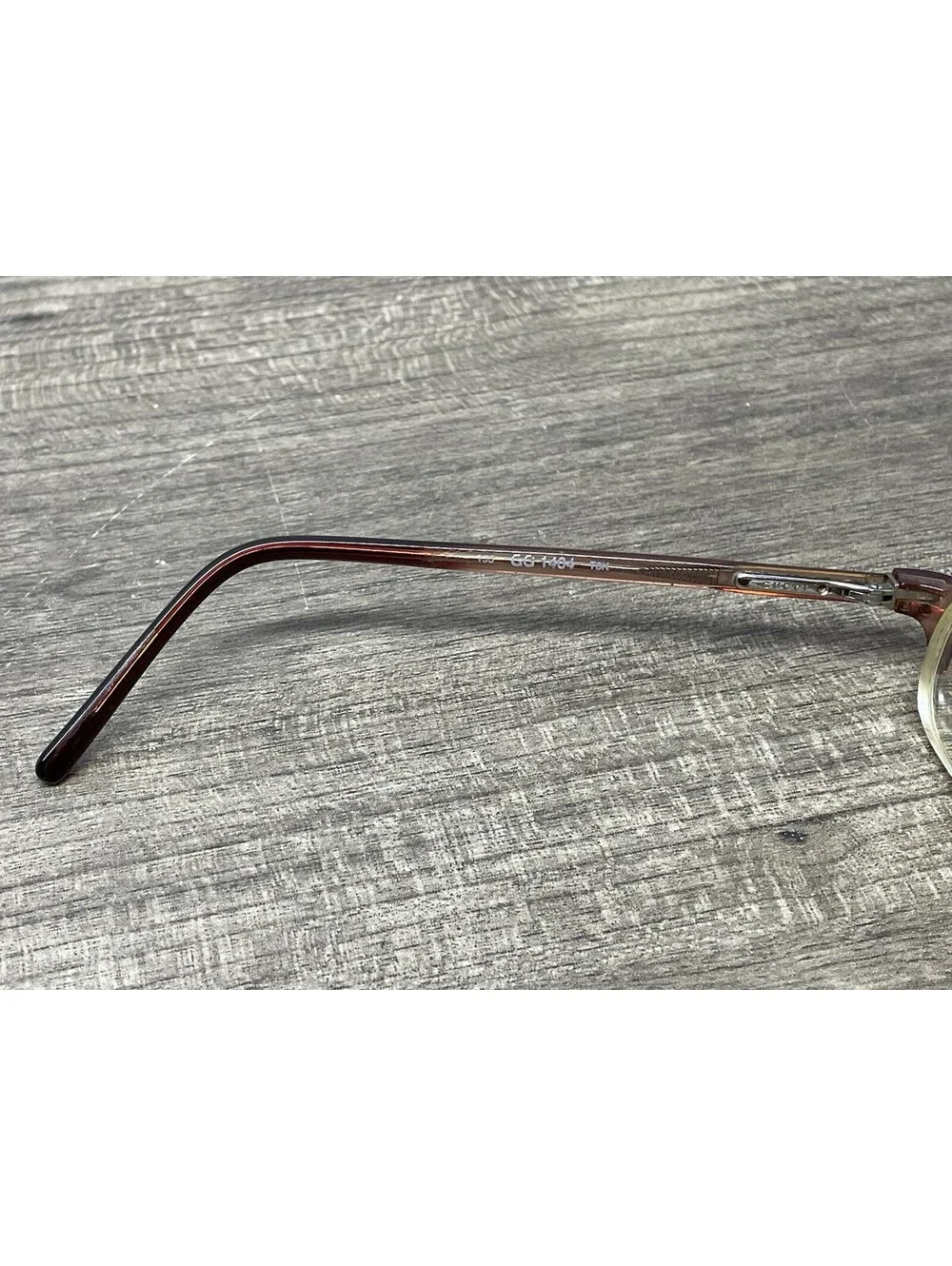 GUCCI mod GG1404 col T8K 50[]22-135 Eyeglasses Half Rim Clear Pink *Frames Only